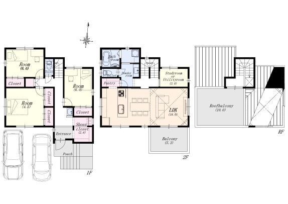 苦楽園二番町H-1号地　NEW間取図