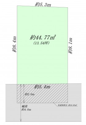 小松南町1丁目B　敷地図_01